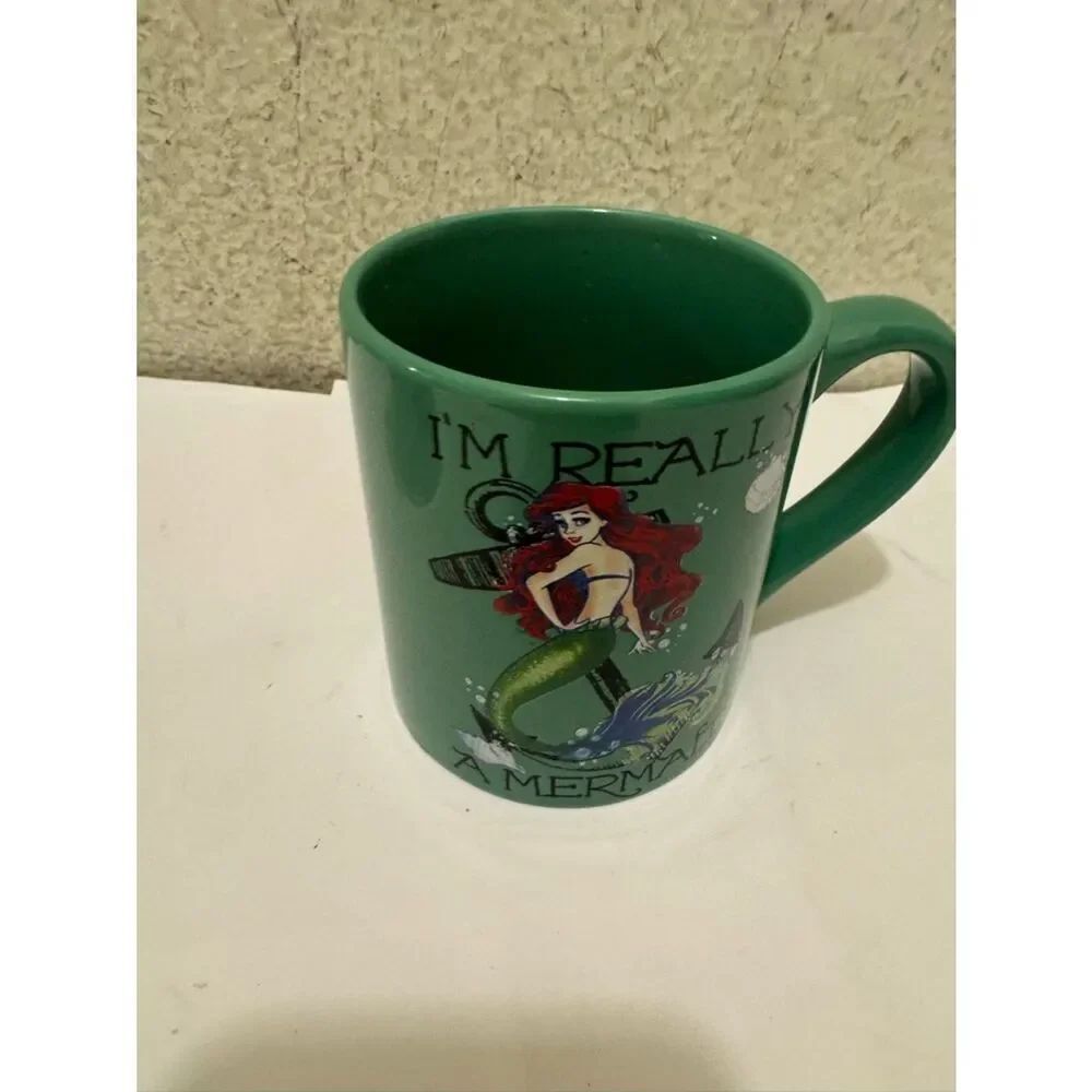 Disney The Little Mermaid Arial Coffee Mug I'm Really A Mermaid 14 Oz Ceramic